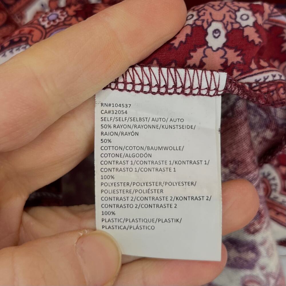 Tiny Anthropologie S Devas Sequin Placket Popover… - image 8